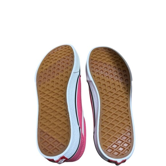 New with Box, Vans Pink and White Ward Lace Up Sneakers Size Kids 4 - Picture 5 of 7